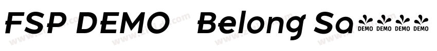 FSP DEMO   Belong Sa字体转换